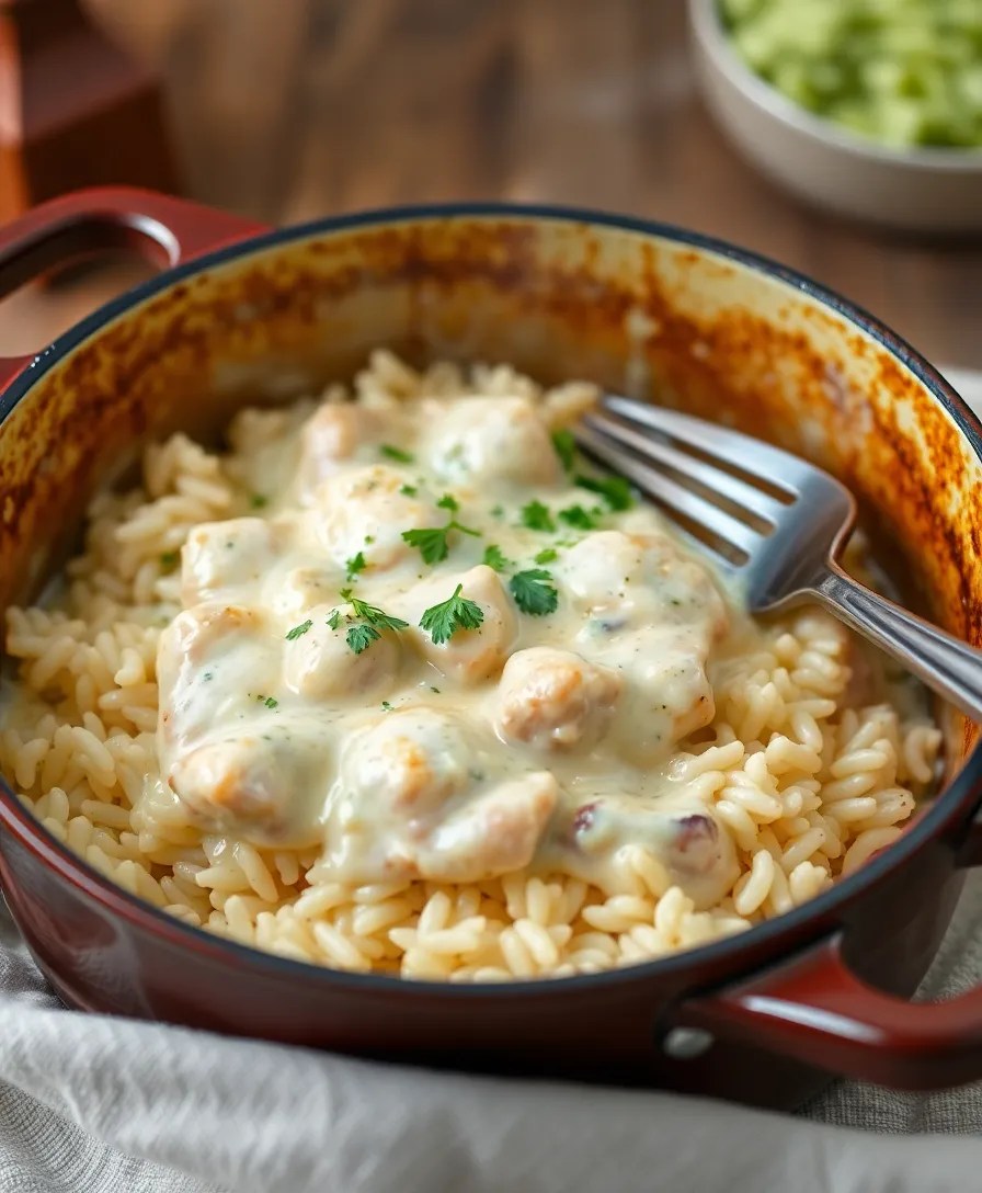 10 One-Pot Weeknight Recipes That Will Change Your Dinner Game (#6 Is a Must-Try!) - 1. Creamy Garlic Parmesan Chicken and Rice